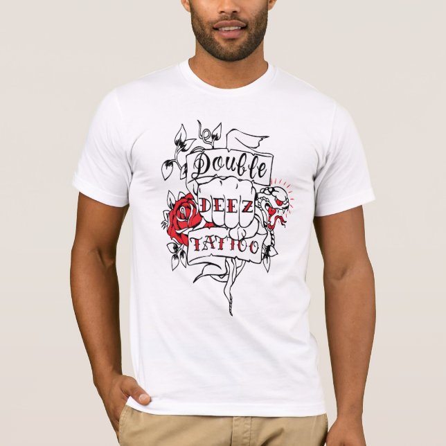 T-shirt de magasin de tatouage (Devant)