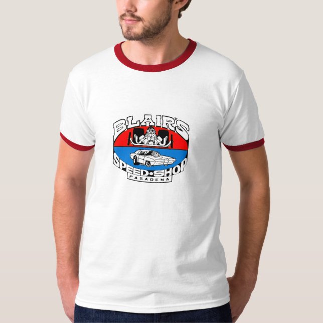 T-shirt de magasin de vitesse - Blair (Devant)