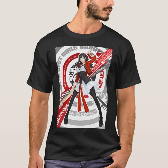 T-shirt De Maid Japanese Band Rock Music (Devant)