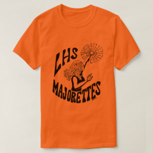 T-shirt de majorettes de bande de LHS