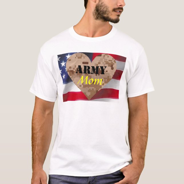 T-shirt de maman d'ARMÉE (Devant)