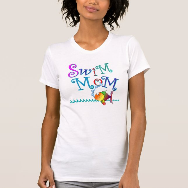T-shirt de maman de bain de personnaliser (Devant)