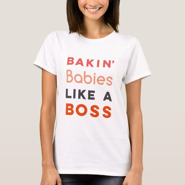T-shirt de maman de jumeaux - les bébés de Bakin (Devant)