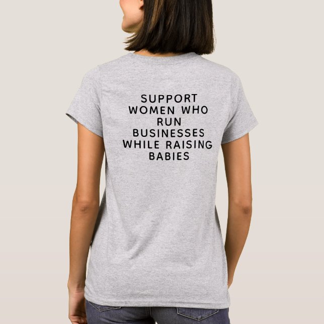 T-SHIRT DE MAMAN DE PATRON (Dos)