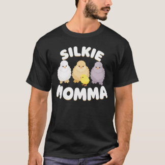 T-shirt de maman poule soie
