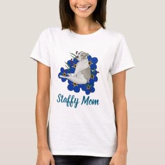 T-shirt de maman Staffy – Art du Staffordshire Bul