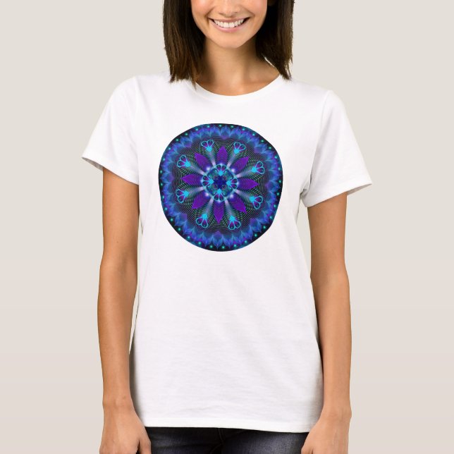 T-shirt ~ de mandala écartant l'amour (Devant)