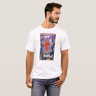 T-shirt De manière rétro futur art de demain aujourd'hui