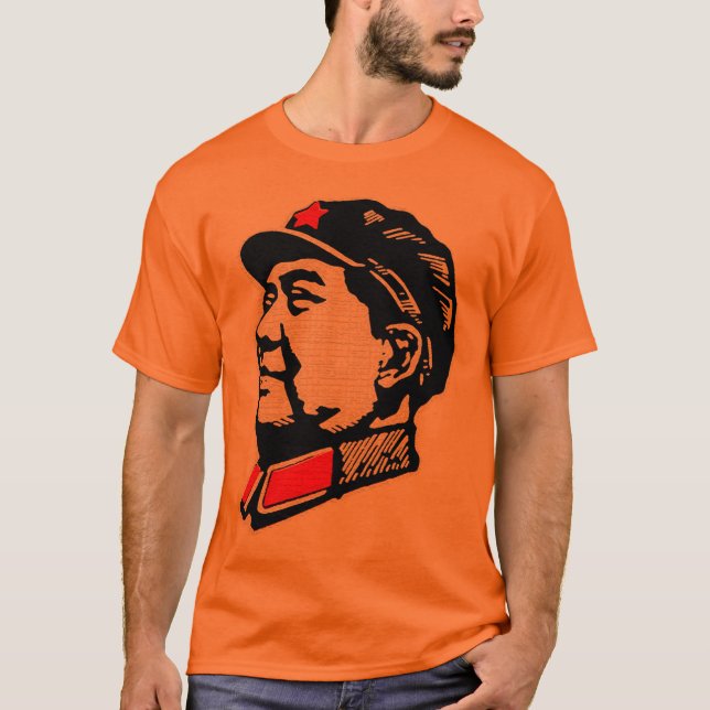 T-shirt de Mao de Président (Devant)