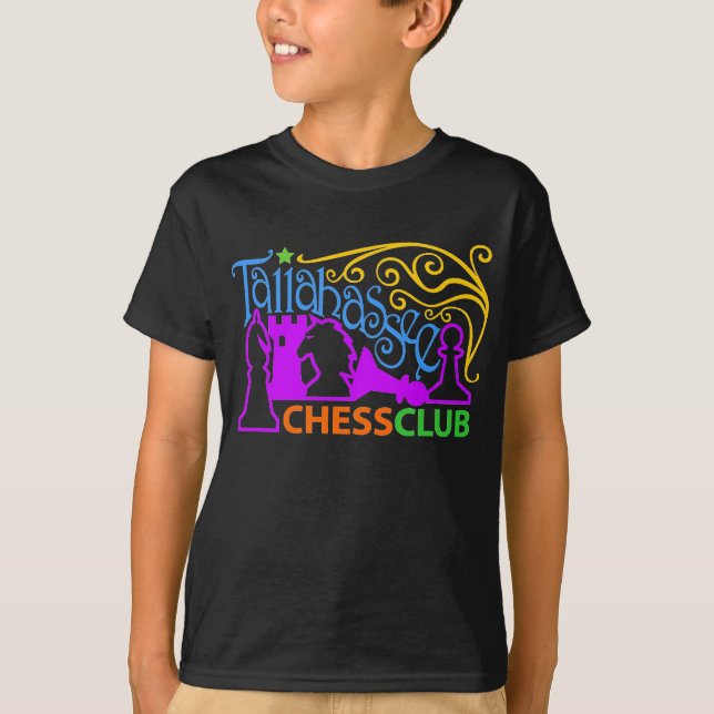 T-shirt de mardi gras de club d'échecs de (Devant)