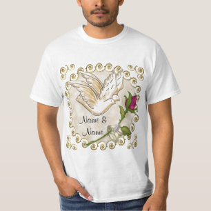 T-shirt de mariage personnalisé