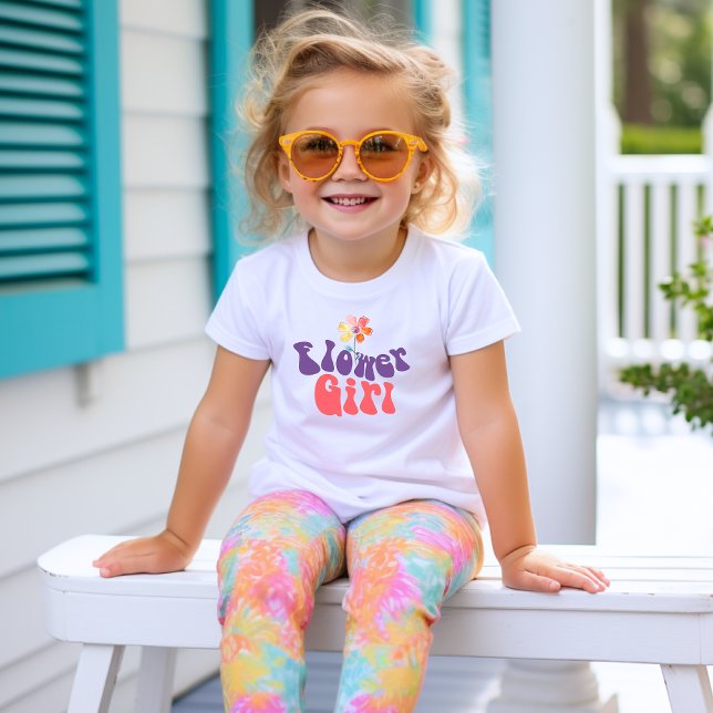 T-Shirt de mariage pour demoiselle d'honneur Fleur (Créateur téléchargé)