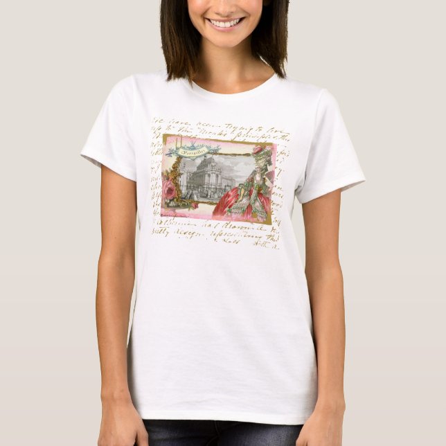 T-shirt de Marie Antoinette de palais de (Devant)