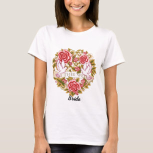 T-shirt de mariée personnalisée I The Wed