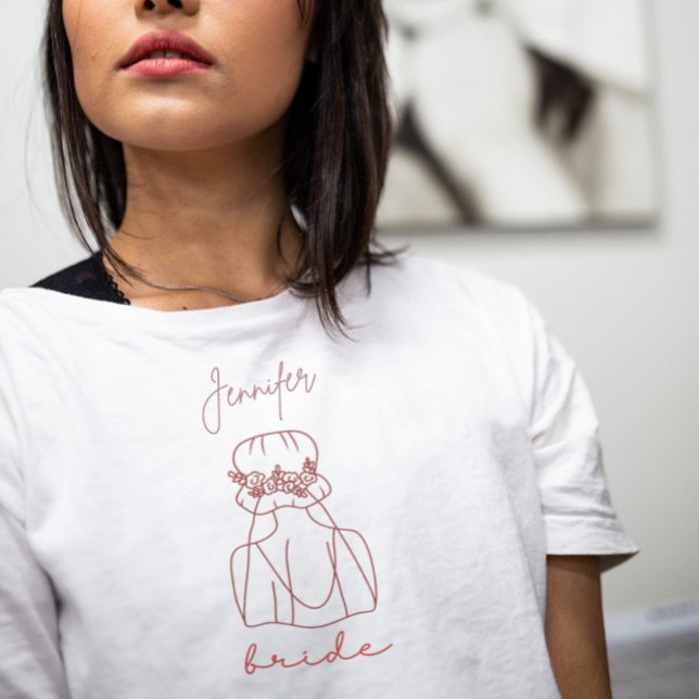 T-shirt de mariée pour enterrement de vie de jeune (Créateur téléchargé)