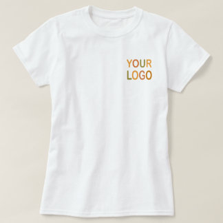 T-shirt de marque de logo d'entreprise personnalis