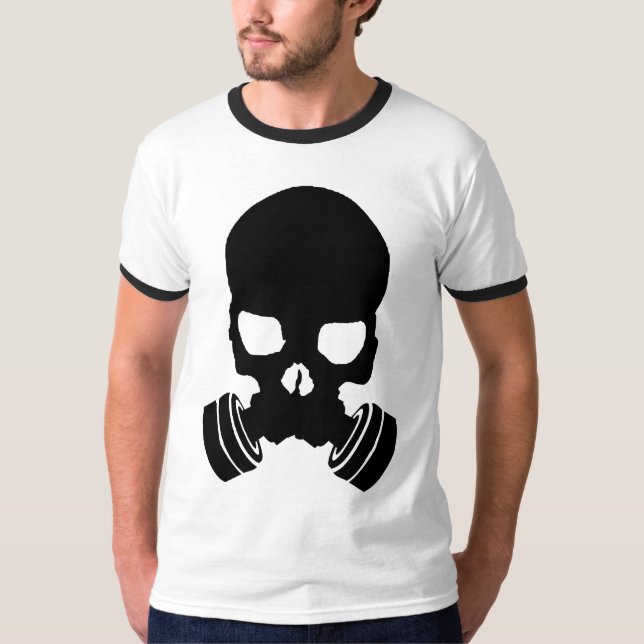 T-shirt de masque de gaz (Devant)