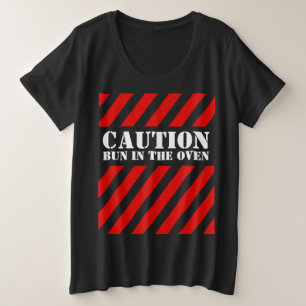 T-shirt de maternité attention petit pain au four