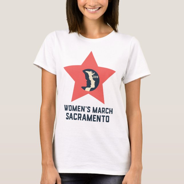 T-shirt de maternité de mars Sacramento des femmes (Devant)