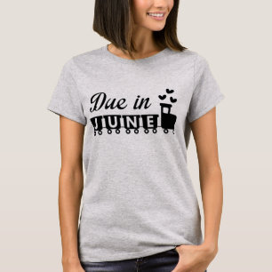 T-shirt de maternité pour juin