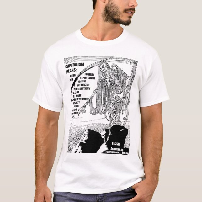 T-shirt de Meams de capitalisme (Devant)