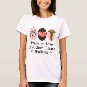 T-shirt de médecine de maladie infectieuse d'amou