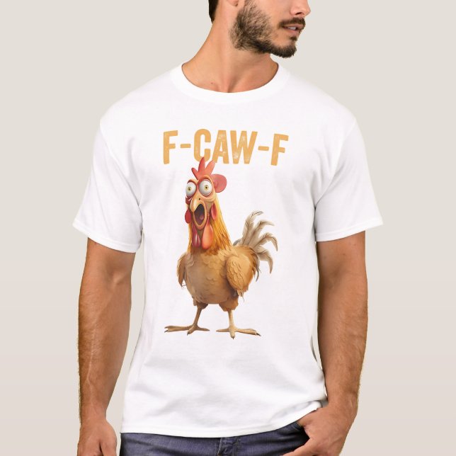 T-Shirt de mème de coq drôle : Sassy Raven Crow F- (Devant)