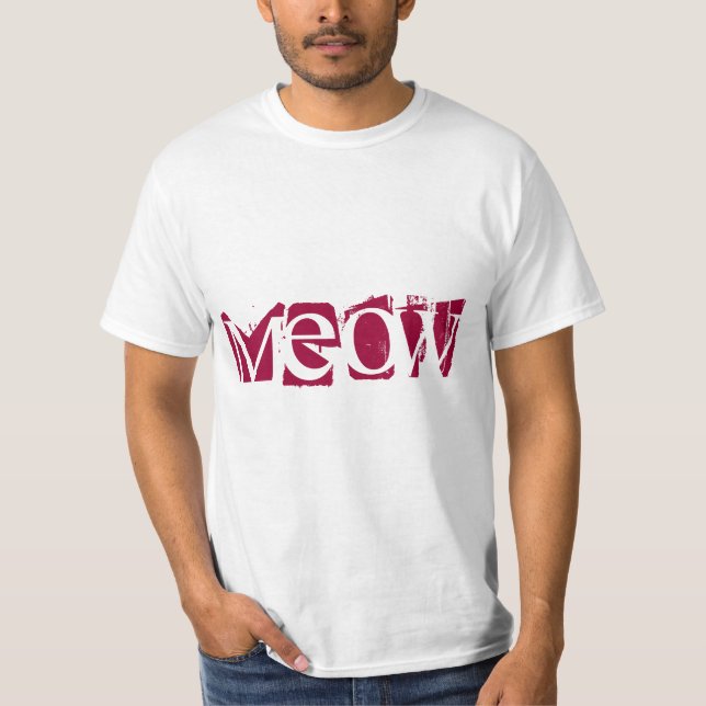 T-shirt de Meow (Devant)