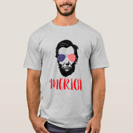 T-shirt de merica d'Abraham Lincoln '