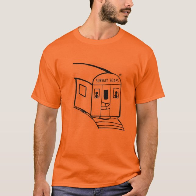 T-Shirt de métro dans Athletic Orange (Devant)