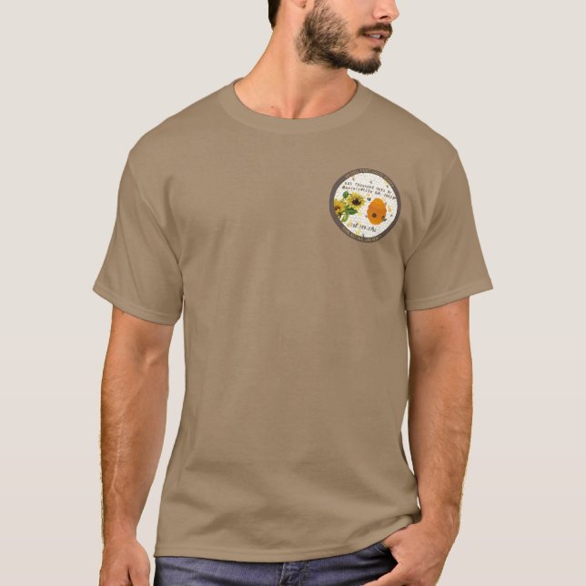 T-shirt de miel local de la ferme Pethel (Devant)