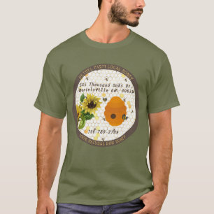 T-Shirt de miel local de la ferme Pethel