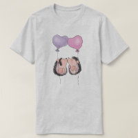 T-shirt de mignons hérissons