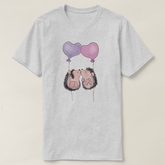 T-shirt de mignons hérissons (Design devant)
