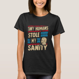 T-shirt De minuscules humains m'ont volé ma santé —