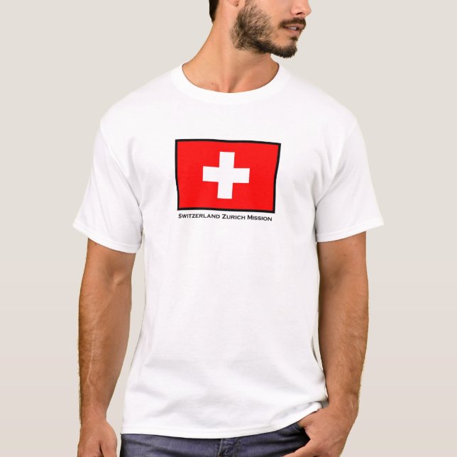 T-shirt de mission de la Suisse Zurich LDS (Devant)
