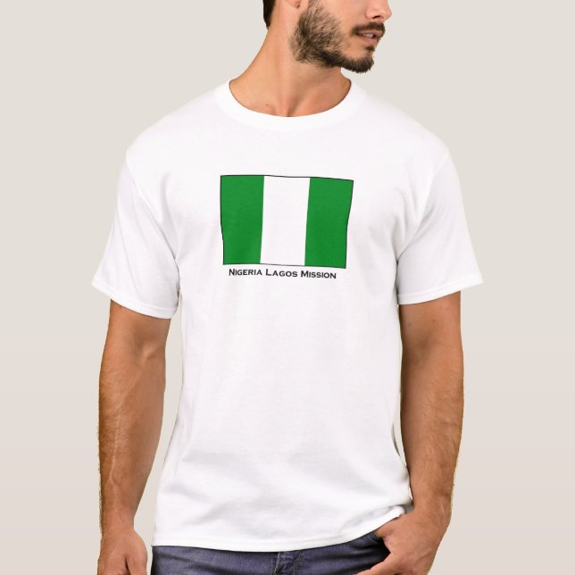T-shirt de mission du Nigéria Lagos LDS (Devant)