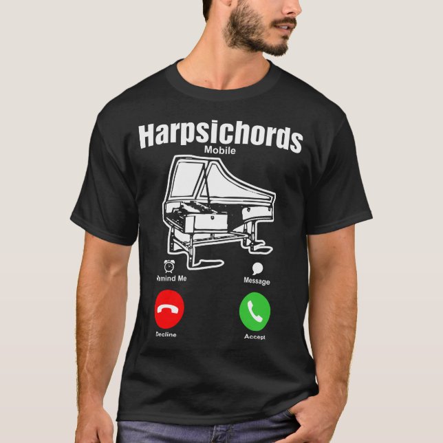 T-shirt de mobile de clavecins (Devant)