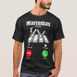 T-shirt de mobile de Marimbas