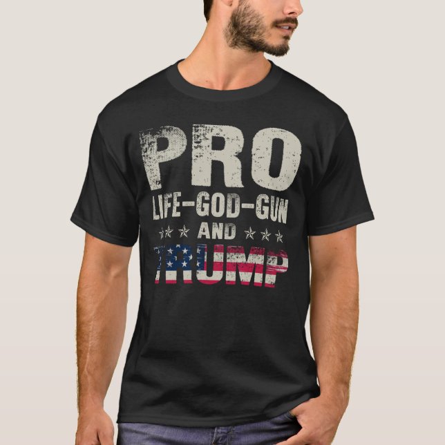 T-Shirt De Mode - Arme De Dieu Anti-avortement Et  (Devant)
