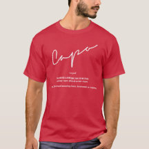 T-shirt de mode de capo de vin
