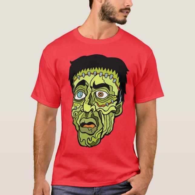 T-shirt de monstre de Frankenstein (Devant)