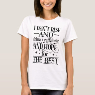 T-shirt de montée et de brillance
