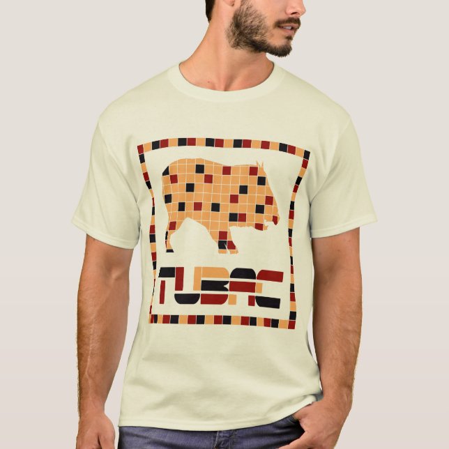 T-shirt de mosaïque de Tubac Javelina (Devant)
