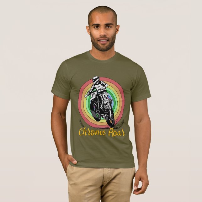 T-Shirt de motard (Devant entier)