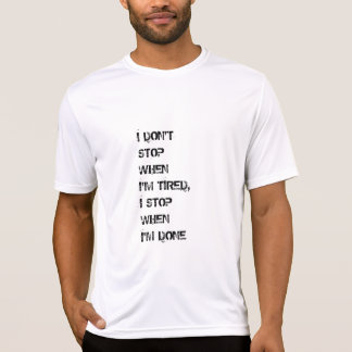 T-shirt de motivation de citation