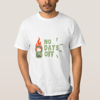 T-Shirt de motivation pour salle de sport « No Day