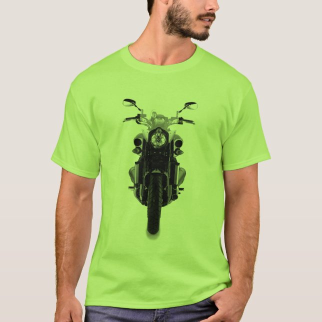 T-shirt de moto de VMax (Devant)