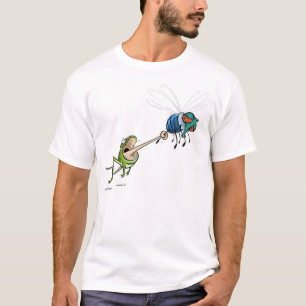 T-shirt de mouche de grenouille