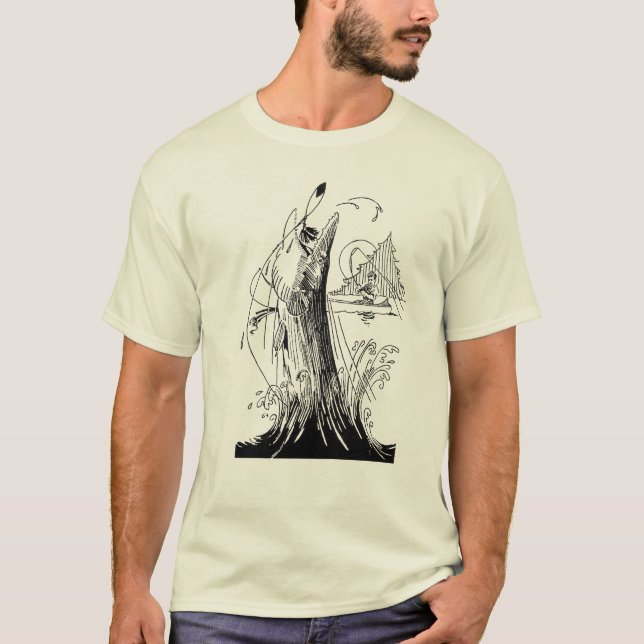 T-shirt de mouvement brusque de Muskie (Devant)